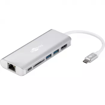 Wentronic goobay - Docking station - (USB-C) - LAN 10Mb (76788)