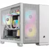 Corsair 2500D AIRFLOW caixa de PC Micro ATX de câmara dupla – branco CC-9011264-WW