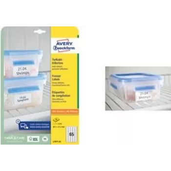 Etiquetas para congelador AVERY L7976-25 99,1 x 67,7 mm branco papel resistente ao frio