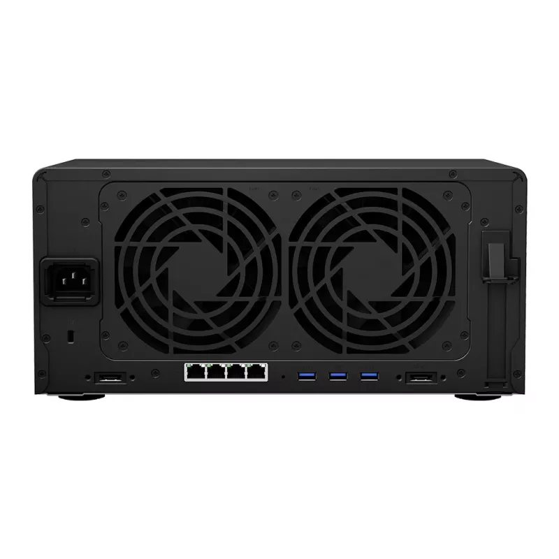 Synology DiskStation DS1821+ servidor NAS/armazenamento torre Ryzen Embedded V1500B 4 GB DDR4 0 TB DiskStation Manager preto