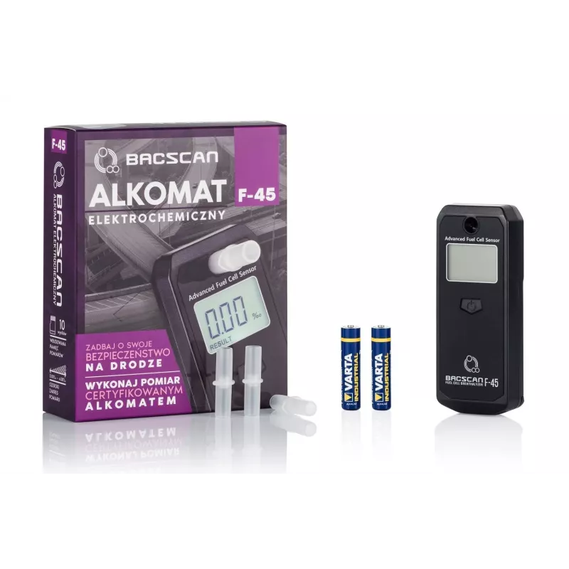 Alcoolímetro BACscan F-45 0 - 4% preto