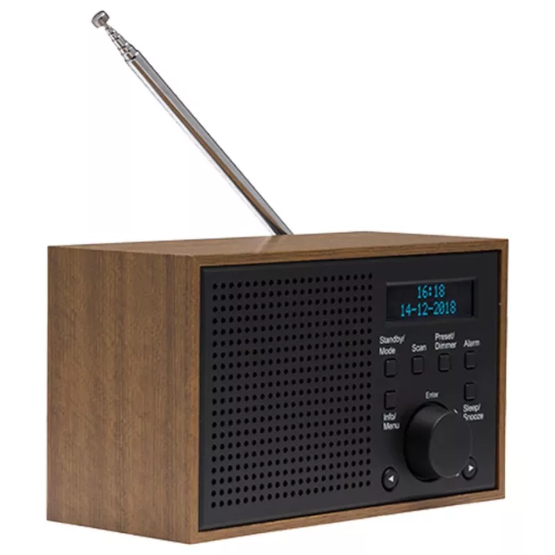 Rádio Denver DAB-46DARK cinzento