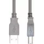 Cabo USB e+p CC 502 USB 2.0 1,5 m USB A USB B cinzento