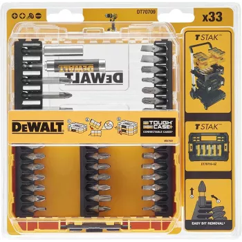 DeWALT DT70709-QZ pontas de chave de fendas 33 unid.