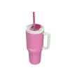 Copo térmico com palhinha telescópica Kambukka Rio Tumbler 950 ml Bubblegum Mint