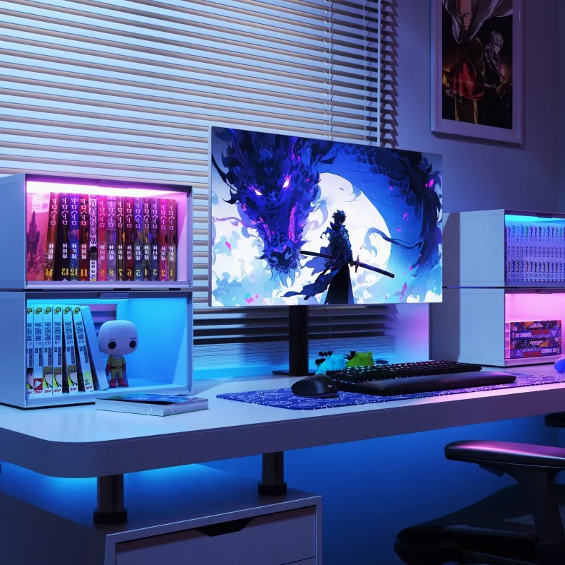 Painel de LED inteligente Nanoleaf X Fantaqi EXPO SQFX01K02-4WT — conjunto de painéis de iluminação decorativos modulares