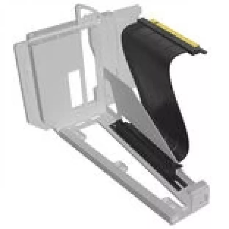 Cabo flat Lian Li PW-PCI-520X PCI-E x16 para PCI x16 preto 0,2m
