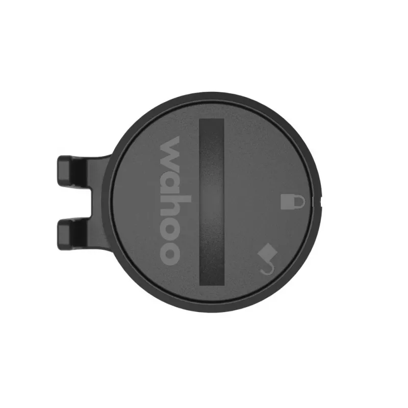 Sensor de velocidade/cadência da roda Wahoo TRACKR — sem fios, à prova de água IPX7, pilha CR2032, 35×32×18 mm, 13 g