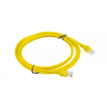 Patchcord Cat.5E UTP 2M amarelo FLUKE PASSED LANBERG 10-PACK