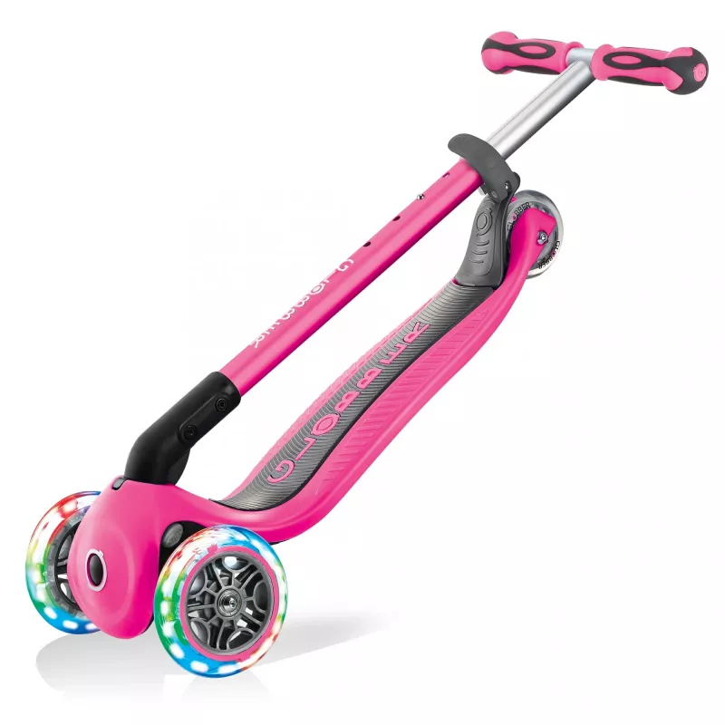 Globber | Trotinete | Rosa | Scooter Go Up Deluxe Lights