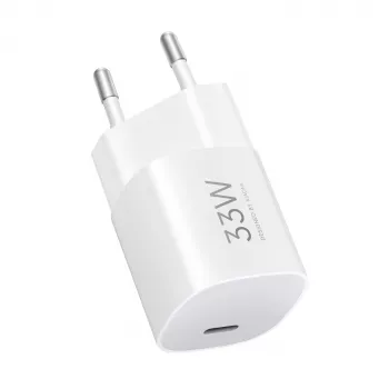 Fonte de alimentação Xiaomi 33W Nano USB-C EU carregador de parede – saída USB-C de 33 W para telefones e tablets