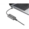 Natec Cricket NNC-1924 adaptador Ethernet de USB 3.0 Tipo A para RJ45, 1000 Mbit/s, cabo de 15 cm, preto