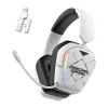 Headset com fios/sem fios Onikuma GT883 branco — ligação Bluetooth e por cabo, design over-ear