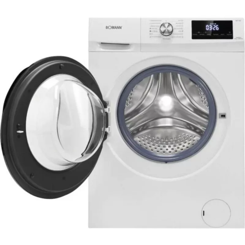 Máquina de lavar e secar roupa independente BOMANN WAT 7186 de carregamento frontal branca 8 kg de lavagem / 5 kg de lavagem+secagem 1400 rpm