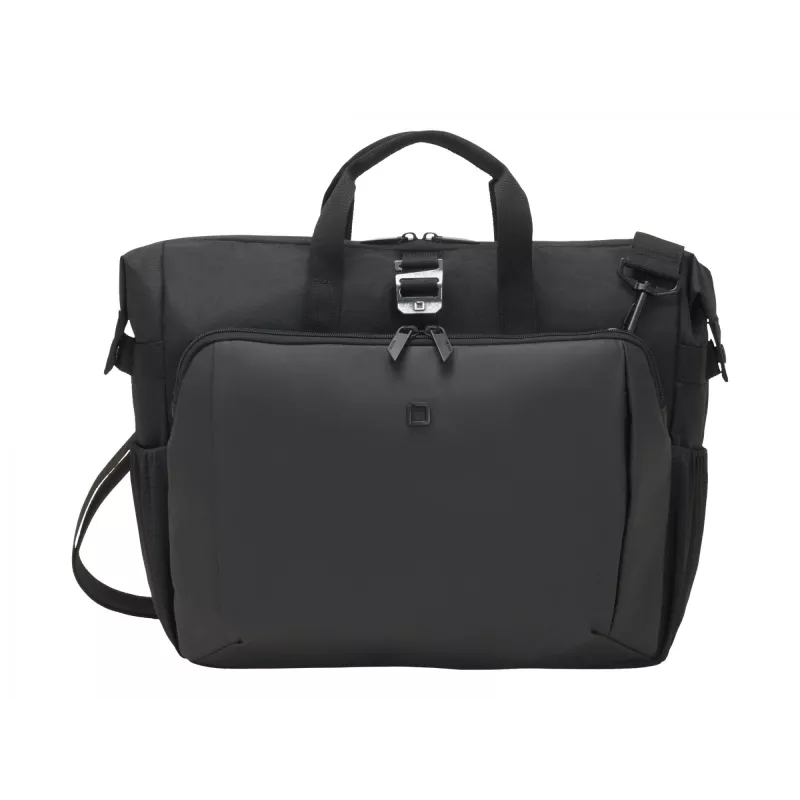 Mala DICOTA Eco Top Traveller GO 39,6 cm 15.6 preta com pega e alça de ombro