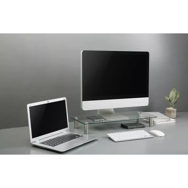 Suporte para monitor em vidro GEMBIRD tamanho M