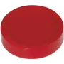Íman Maul (Ø x A) 30 mm x 8,4 mm redondo vermelho 10 unid. 6172325 (6172325)
