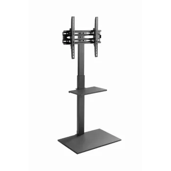 Suporte de chão para TV GEMBIRD TVS-55T-02 para televisores de 32–55 polegadas, aço, altura 600 mm, VESA 100x100–400x400, carga máxima 35 kg