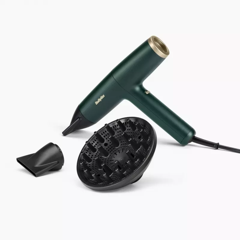Secador de cabelo BaByliss Air Power Pro 1700 W dourado, verde