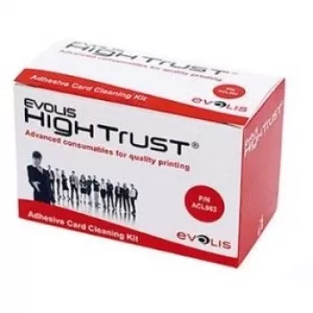 Evolis ACL003 Cartões adesivos de limpeza, 50 unidades, para Zenius/Primacy