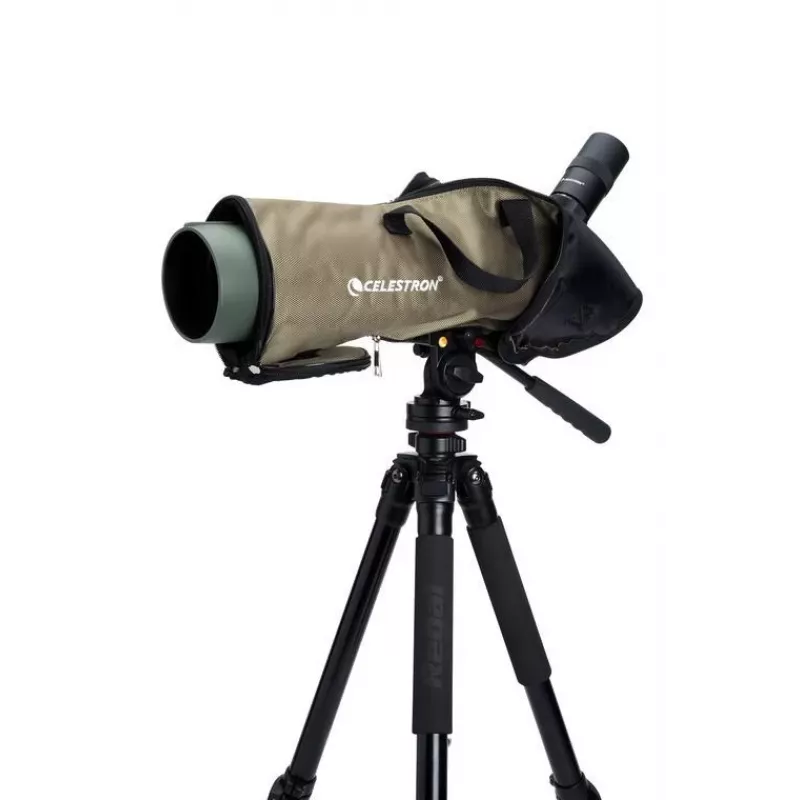 Telescópio terrestre Celestron Regal M2 80ED 60x BaK-4 preto, verde