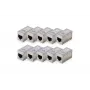 Acoplamentos modulares CAT 6 blindados Digitus 10 unid. RJ-45 contactos dourados
