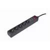 Proteção contra sobretensões Gembird SPG5-C-10 preto 5 tomadas AC 250V 3m