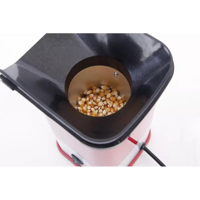 Máquina de pipocas JATA PAL97 vermelha aço inoxidável