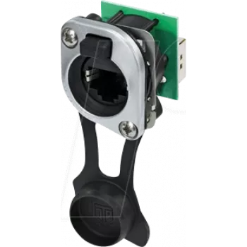 Neutrik NE8FDP-TOP conector de fios CuSn8 preto - aço inoxidável (NE8FDP-TOP)