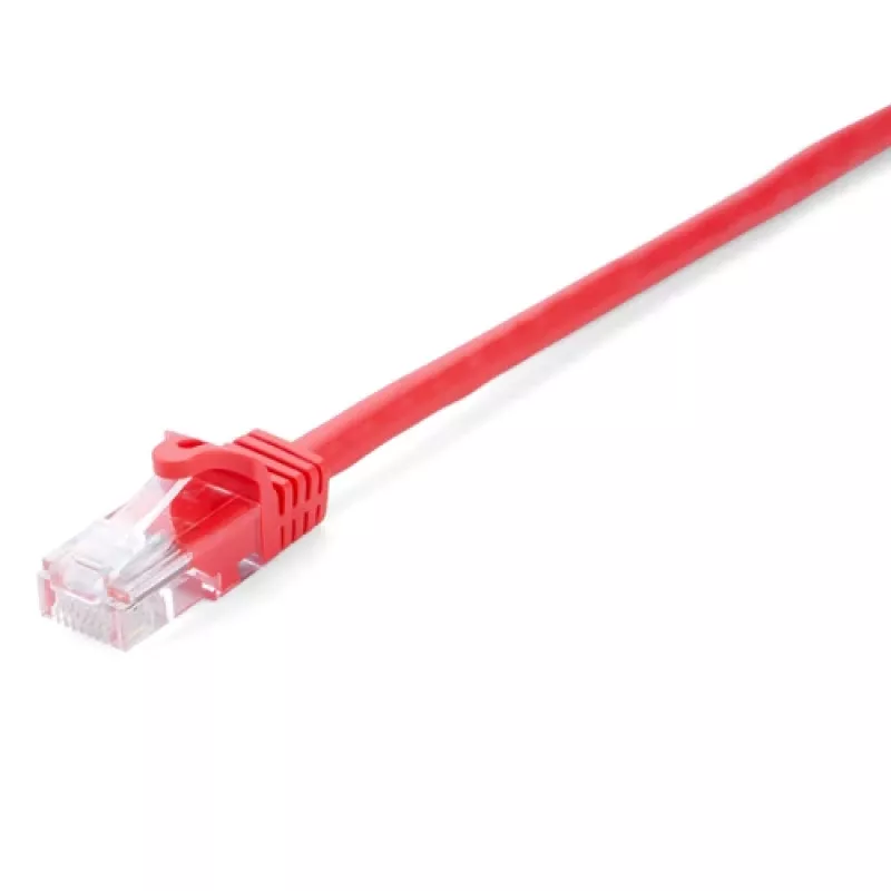 Cabo de rede V7 CAT6 Ethernet UTP RJ-45 Cat6 1m vermelho