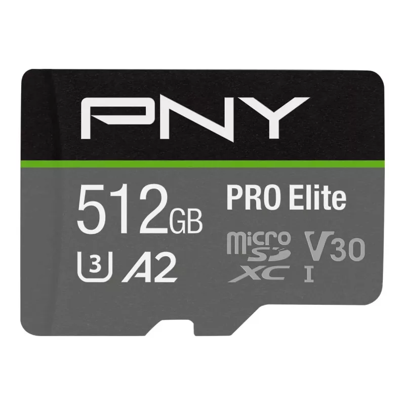 Memória flash PNY 512GB microSDXC Class 10 P-SDUX512U3100PRO-GE