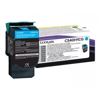 Cartucho de toner Lexmark C540H1CG 2500 páginas ciano