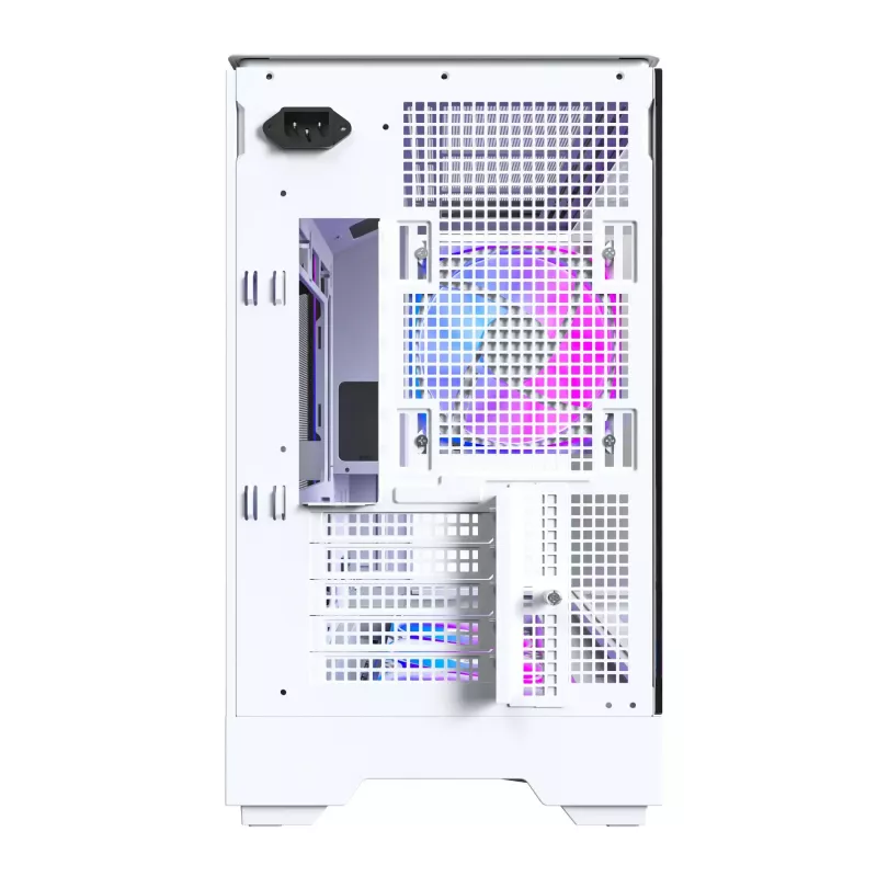 Caixa de PC Montech KING 15 PRO branco — Micro ATX / Mini-ITX, Midi Tower