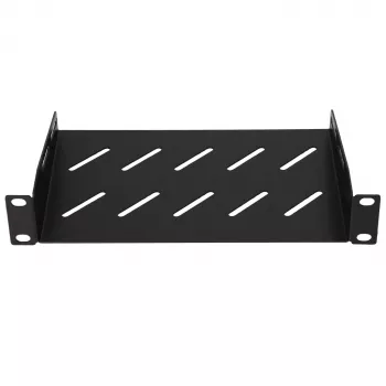 Extralink Prateleira 1U para armários de parede 10 preto