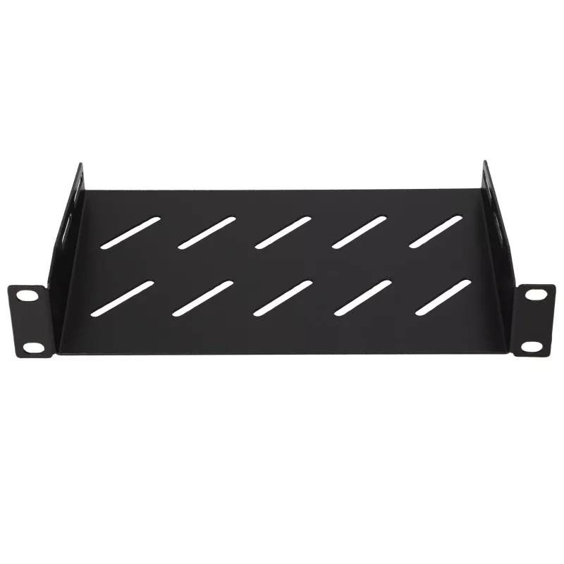Extralink Prateleira 1U para armários de parede 10 preto