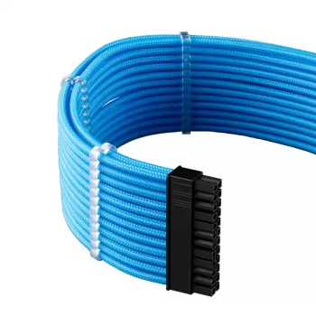 Kit de cabos de alimentação CableMod C-Series PRO ModMesh RM Black Label azul-claro CM-PCSR-16P3KIT-NKLB-R para fonte de alimentação de PC