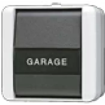 Interruptor de tecla Jung 806NAW WG800 IP44 com campo de identificação. Uni.Aus-Wechs 806NAW (806NAW)