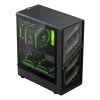 Caixa Gamemax | AERIS 330 MB | preto | Mini-Tower | fonte de alimentação não incluída