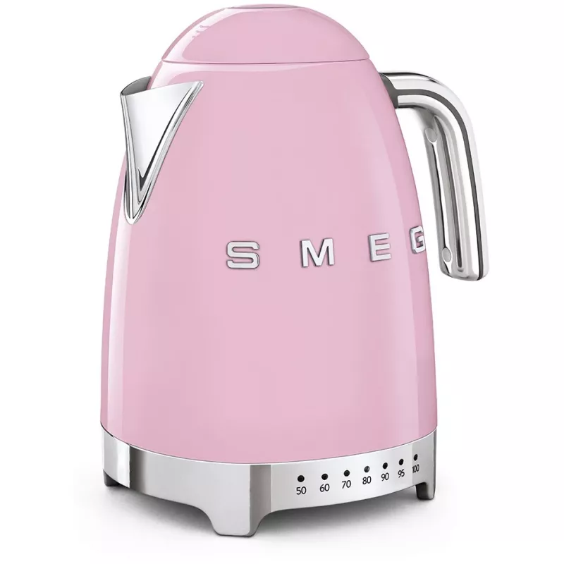 Chaleira Smeg KLF04PKEU Cadillac Pink, temperatura variável