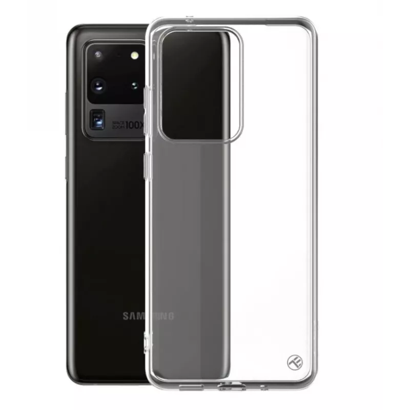 Capa de silicone para smartphone Tellur para Samsung S20 Ultra, transparente