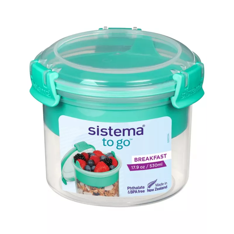 Sistema plástico Sistema To Go Breakfast - conjunto de recipientes para alimentos