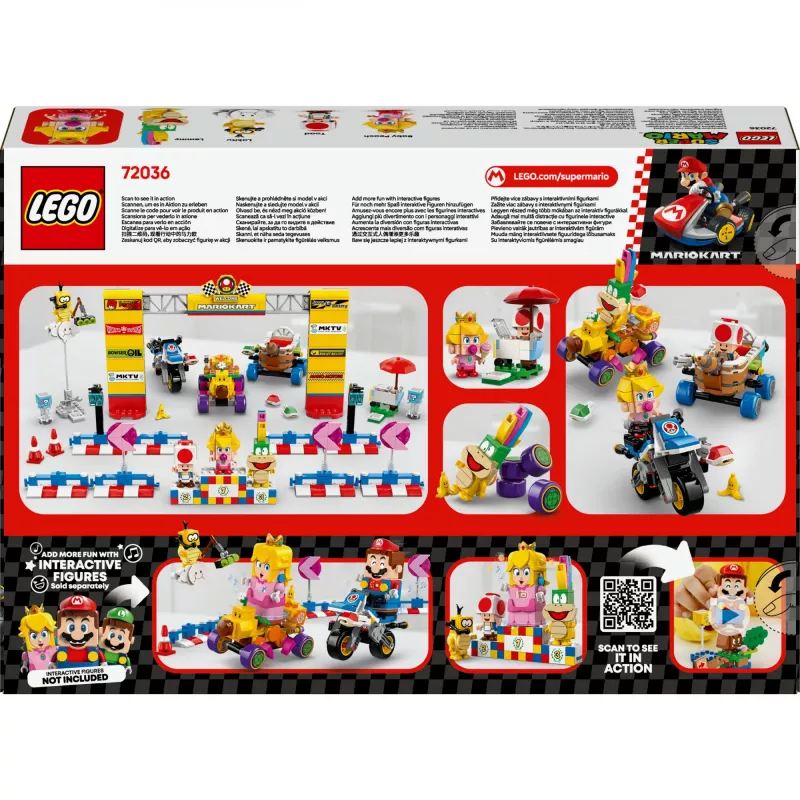 Bricks Mario Kart - Conjunto Baby Peach e Grande Prémio