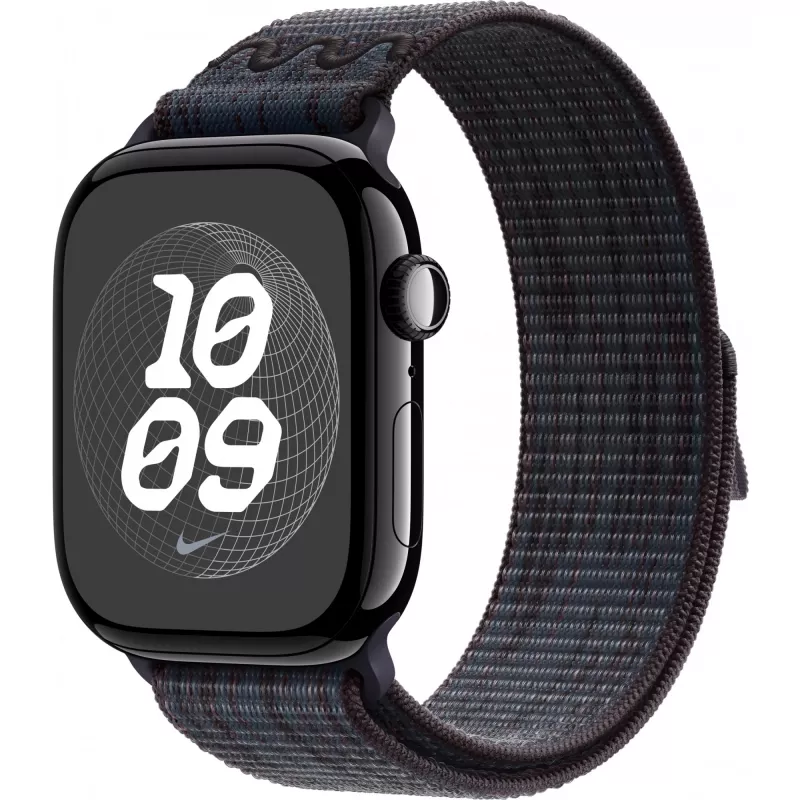 Pulseira Apple 46mm preto/azul Nike Sport Loop smartwatch