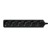 Régua de tomadas LogiLink LPS238B 1,5 m 6 tomadas AC interior preto