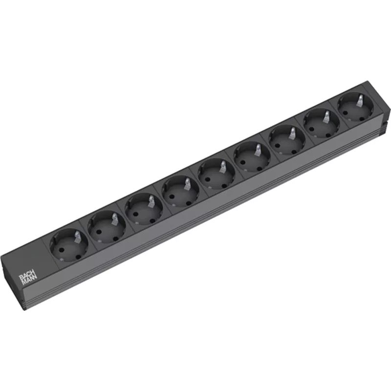 Extensão de energia 9x Schuko Bachmann 9x Schuko 2m