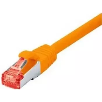 Tecline exertis Connect - cabo de rede - RJ-45 (M) para RJ-45 (M) - 20 m - cabo SSTP - CAT 6 - isento de halogéneos - laranja (71520A)