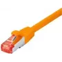 Tecline exertis Connect - cabo de rede - RJ-45 (M) para RJ-45 (M) - 20 m - cabo SSTP - CAT 6 - isento de halogéneos - laranja (71520A)