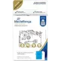 MediaRange Cassete de fita plástica MRBTZ531 12 mm 8 m Preto sobre Azul