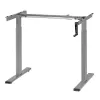 Secretária com regulação manual de altura MACLEAN MC-790NG — carga máx. 60 kg, altura máx. 120 cm
