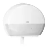 Dispensador de toalhas de papel Tork Mini Jumbo Roll 132×345×275 mm, branco, MPN 555000